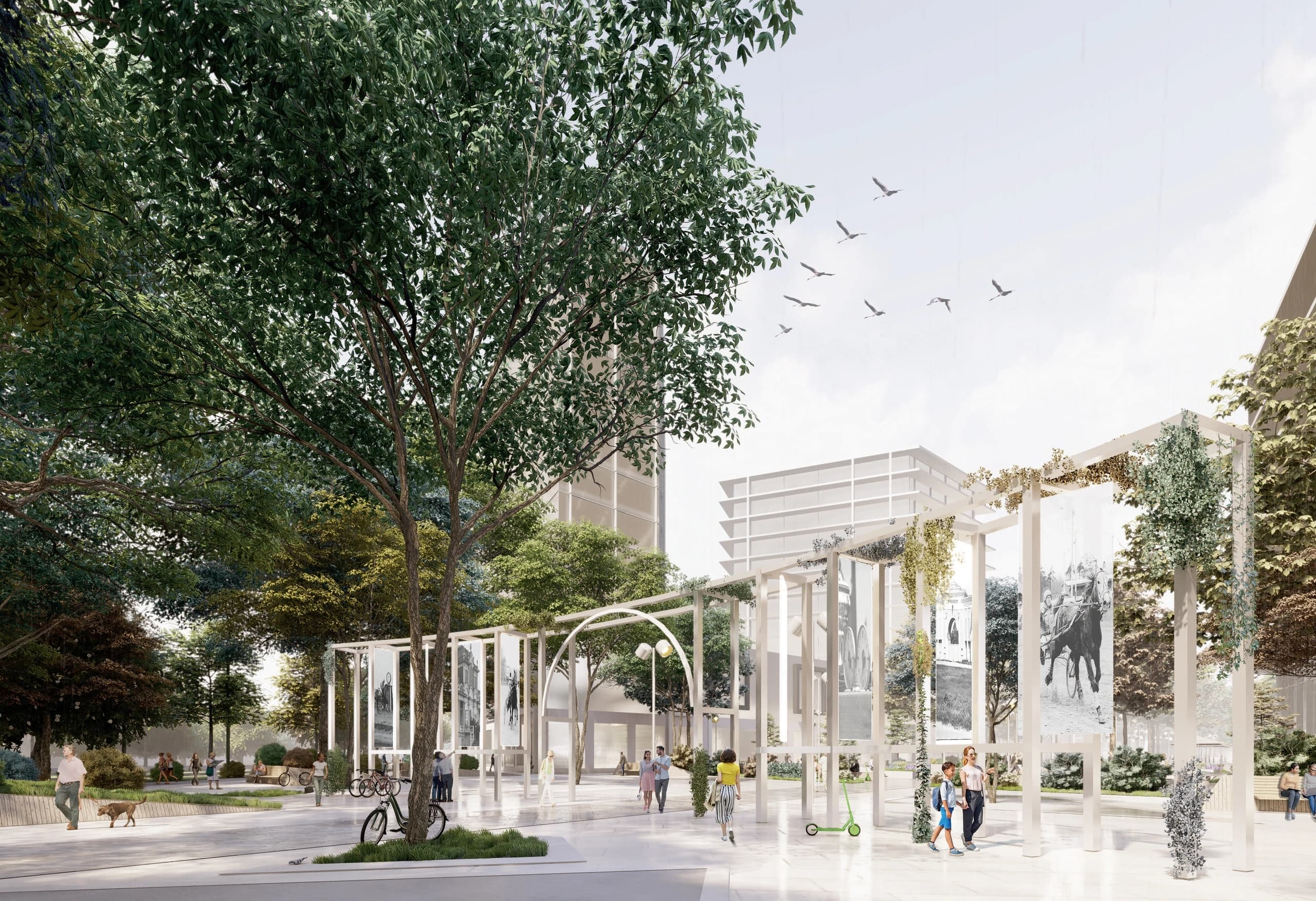 Merimetsa promenaad Hipodroomi kvartalis